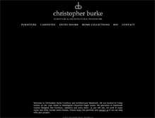 Tablet Screenshot of christopherburkefurniture.com